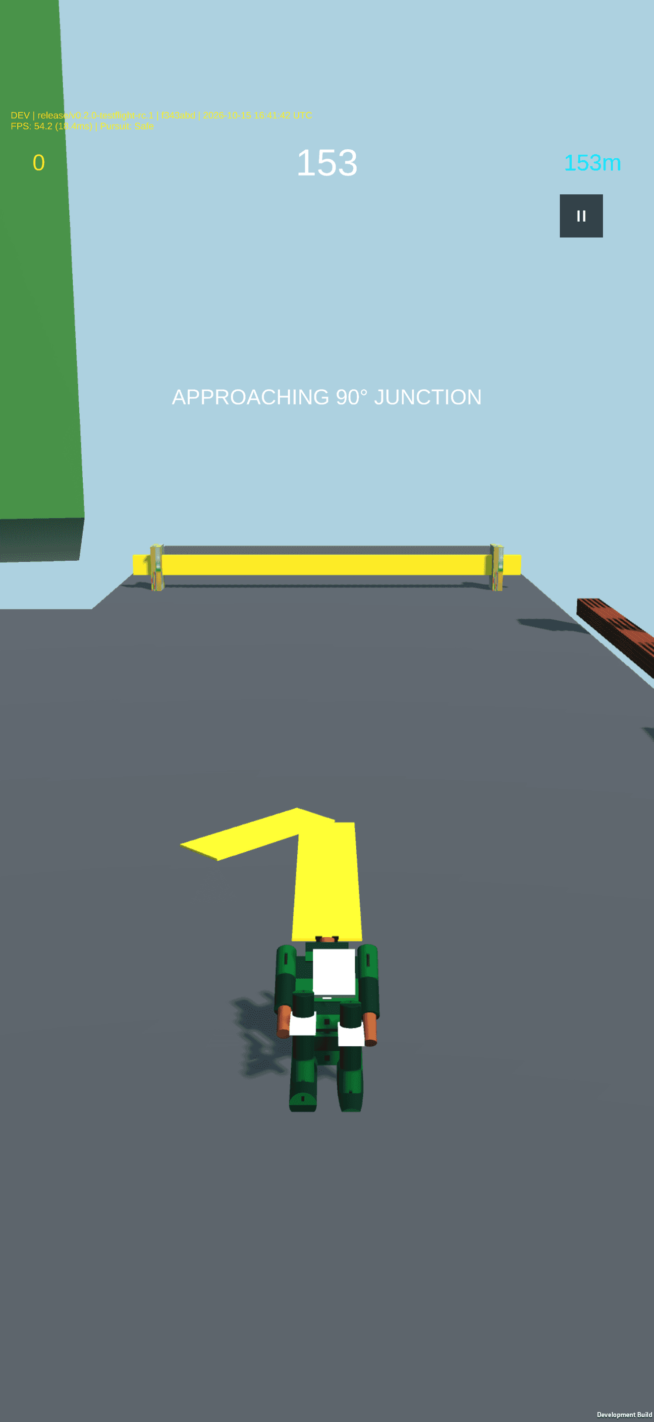 Dhaka Runner — 90° Junction Turn & Traffic Dodging